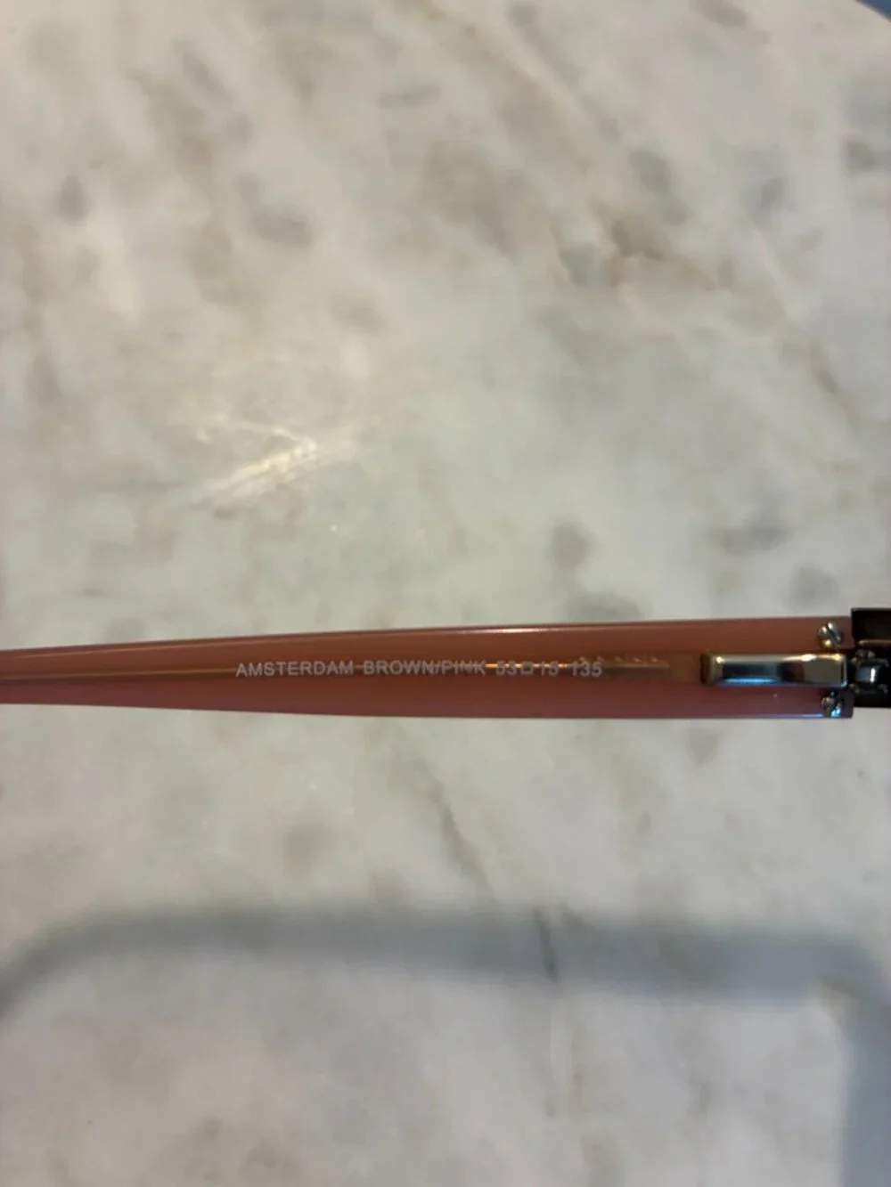 Nicole Miller New York Amsterdam Brown/Pink Authentic Eyeglasses Frames 53-15